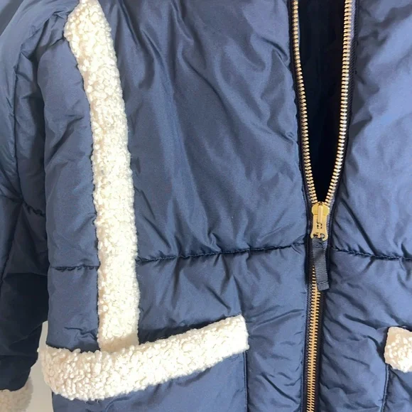 J.Crew $268 Snowday Puffer Jacket with Primaloft Navy Blue Size small - Picture 4 of 15